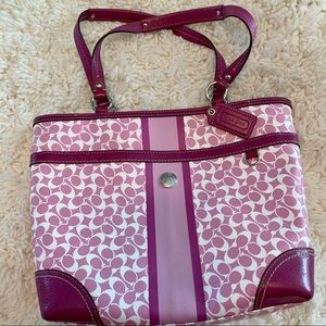 Pink Coach Purse